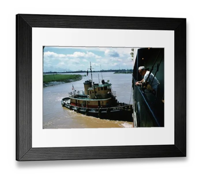 Framed Print : New Orleans Tugboat Framed Print : New Orleans Tugboat