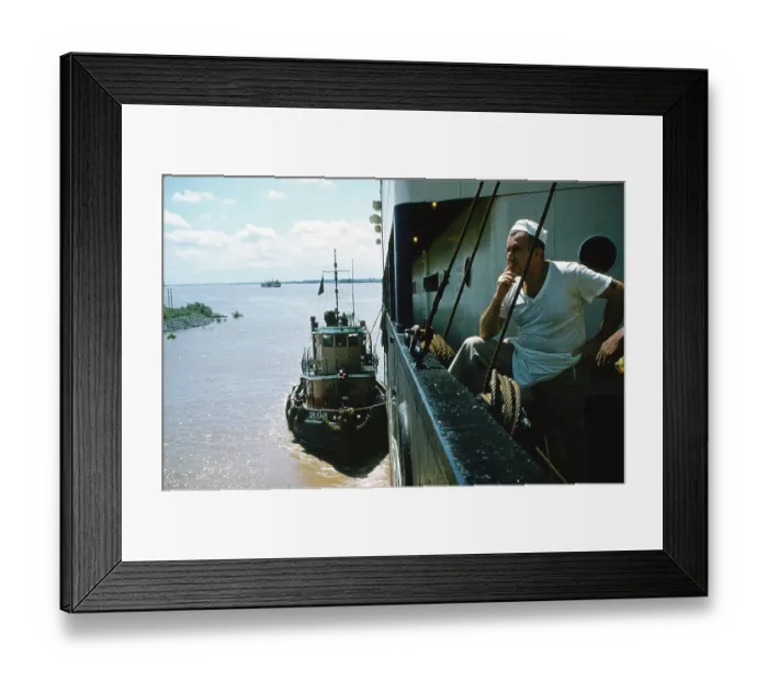 Framed Print : New Orleans Tugboat