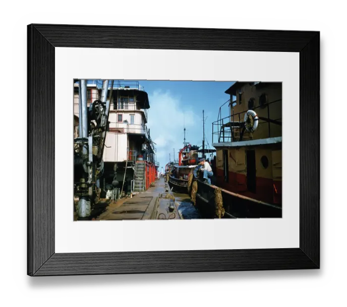 Framed Print : New Orleans Tugboat Framed Print : New Orleans Tugboat