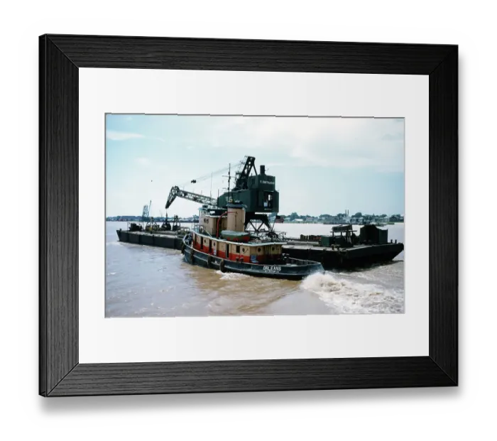 Framed Print : New Orleans Tugboat Framed Print : New Orleans Tugboat