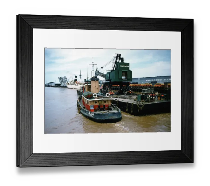 Framed Print : New Orleans Tugboat