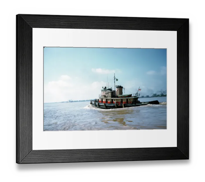 Framed Print : New Orleans Tugboat Framed Print : New Orleans Tugboat