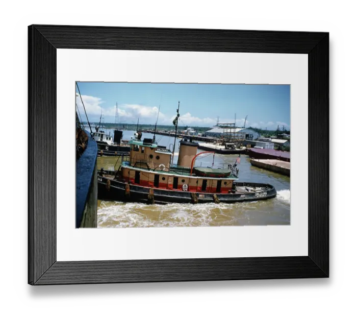 Framed Print : New Orleans Tugboat Framed Print : New Orleans Tugboat