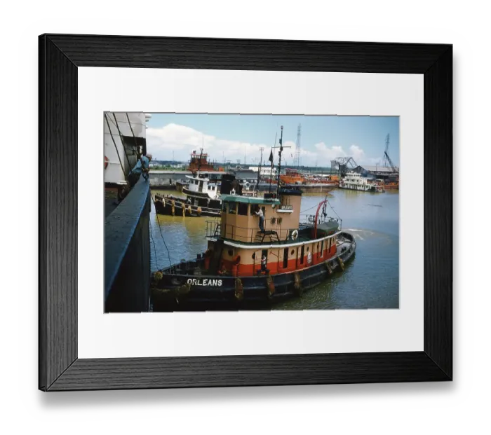 Framed Print : New Orleans Tugboat Framed Print : New Orleans Tugboat
