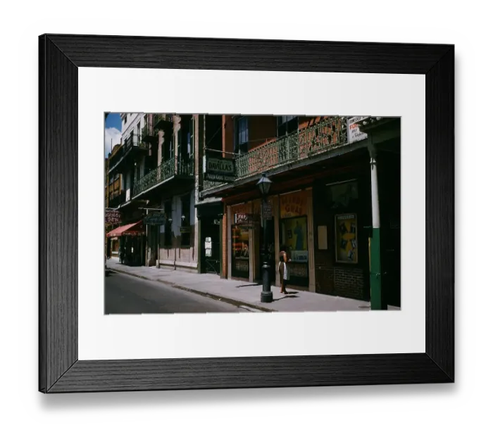 Framed Print : BOURBON STREET, NEW ORLEANS Framed Print : BOURBON STREET, NEW ORLEANS