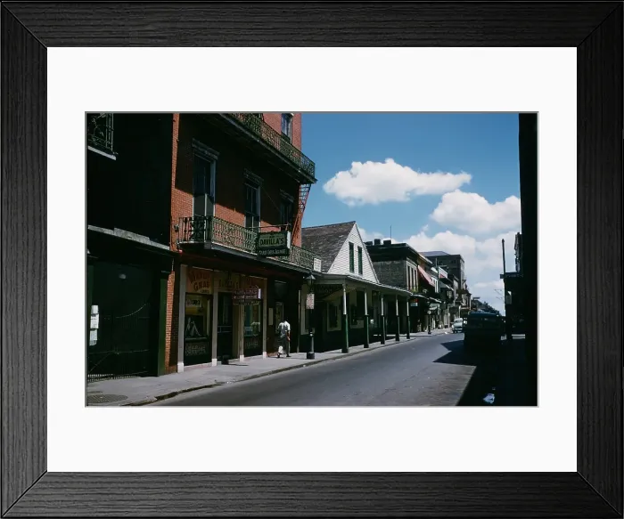 Framed Print : BOURBON STREET, NEW ORLEANS Framed Print : BOURBON STREET, NEW ORLEANS