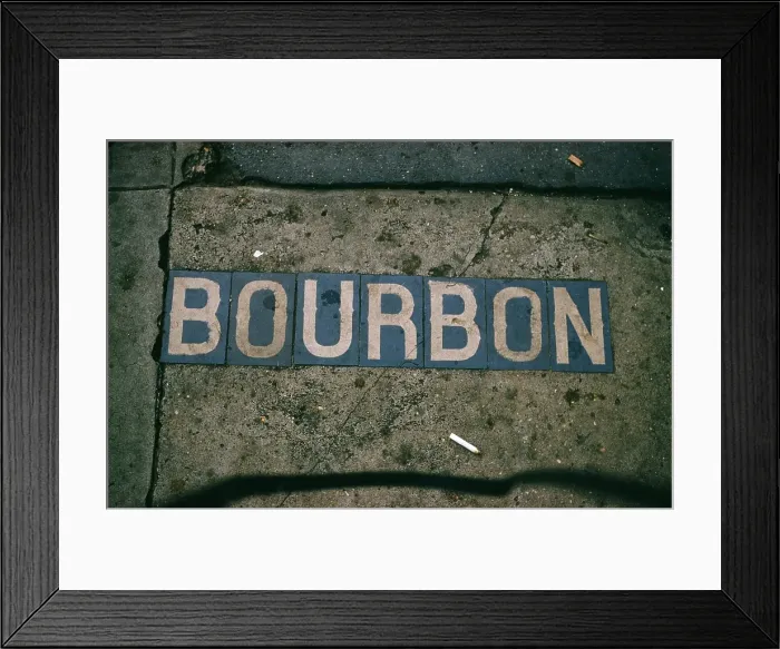 Framed Print : BOURBON STREET, NEW ORLEANS Framed Print : BOURBON STREET, NEW ORLEANS