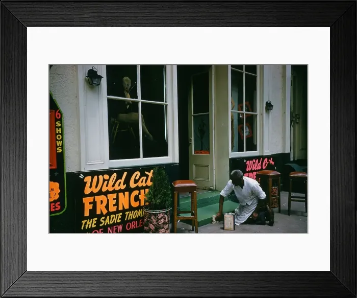 Framed Print : BOURBON STREET, NEW ORLEANS Framed Print : BOURBON STREET, NEW ORLEANS