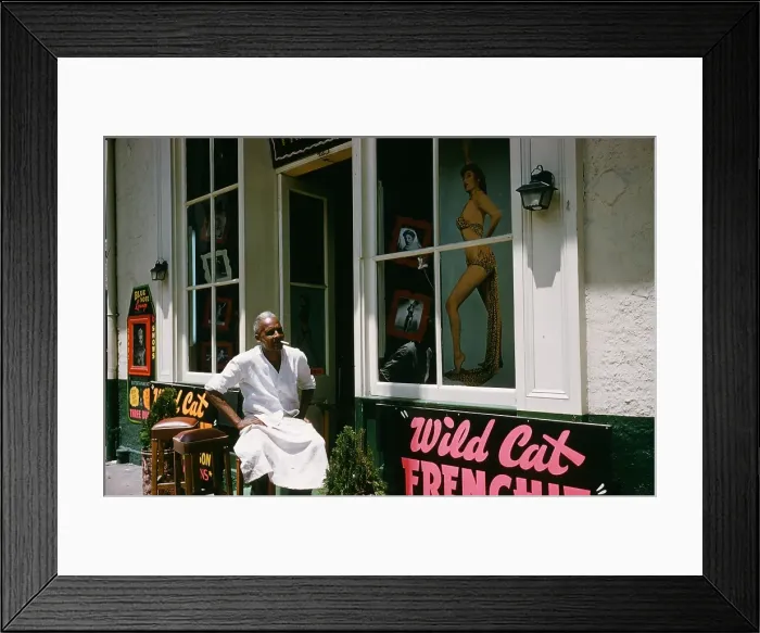 Framed Print : BOURBON STREET, NEW ORLEANS Framed Print : BOURBON STREET, NEW ORLEANS