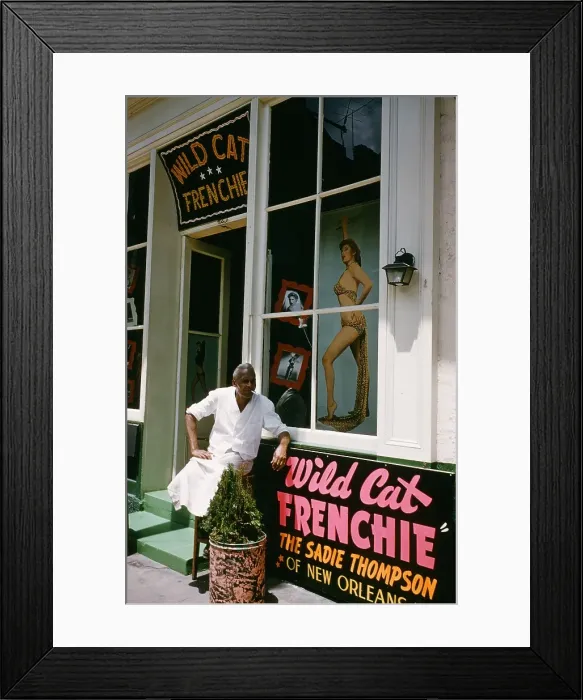 Framed Print : BOURBON STREET, NEW ORLEANS Framed Print : BOURBON STREET, NEW ORLEANS
