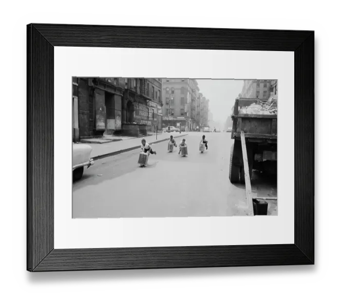 Framed Print : Harlem Children Framed Print : Harlem Children
