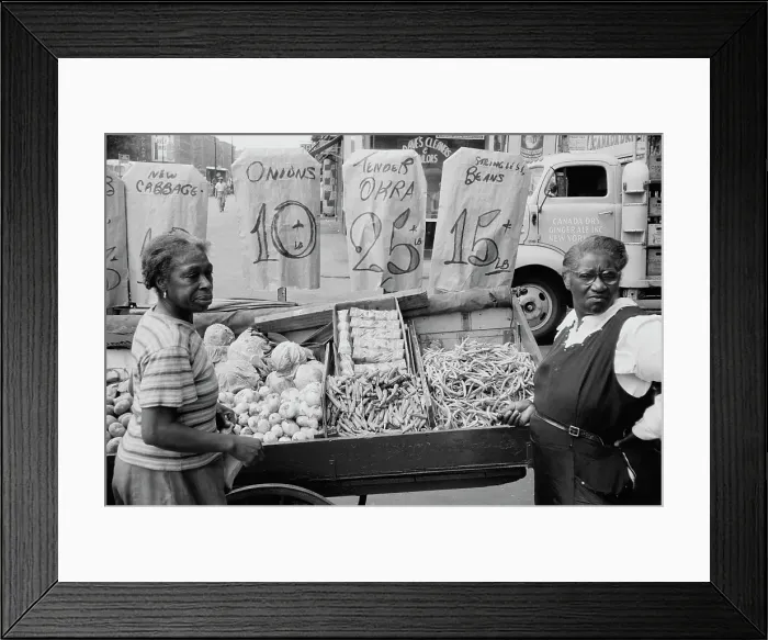 Framed Print : Harlem Market Framed Print : Harlem Market