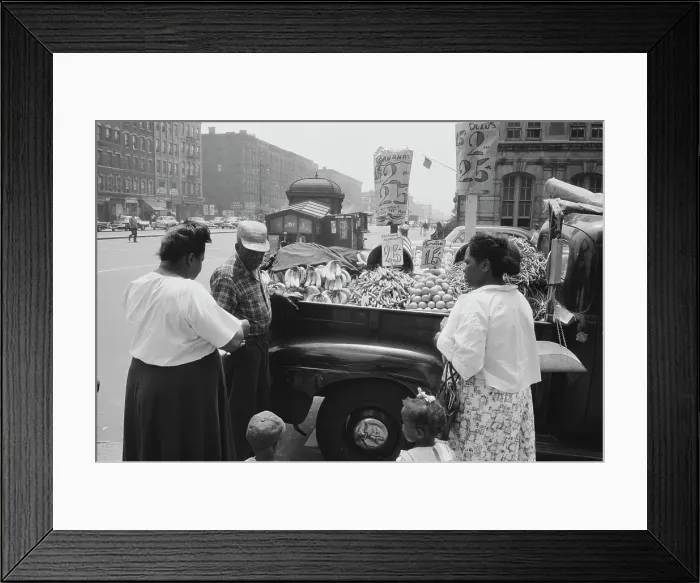 Framed Print : Harlem Market Framed Print : Harlem Market