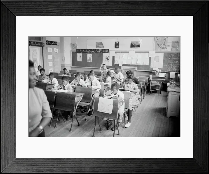 Framed Print : Harlem School Framed Print : Harlem School