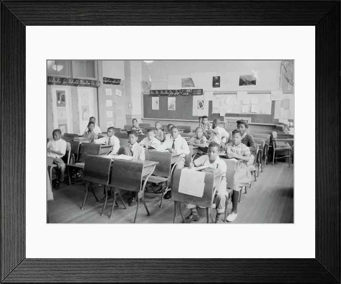 Framed Print : Harlem School