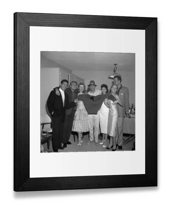 Framed Print : Dennis Hopper At A Party Framed Print : Dennis Hopper At A Party