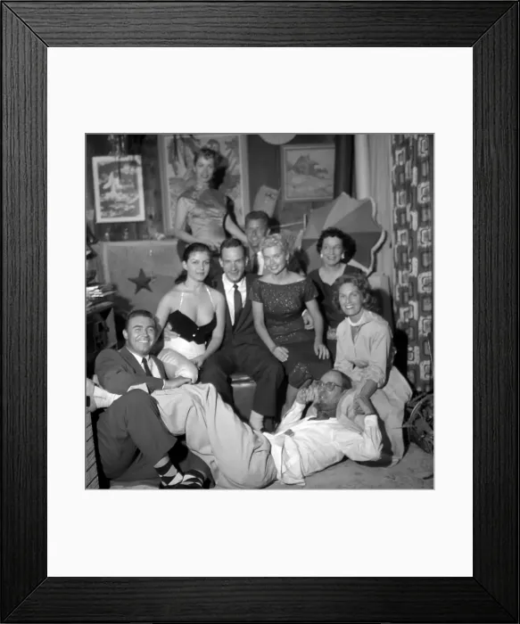 Framed Print : Party For Hugh Hefner Framed Print : Party For Hugh Hefner