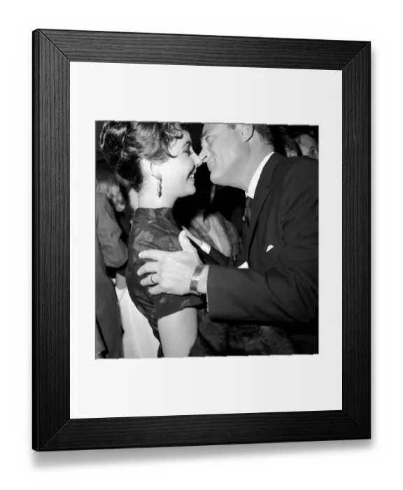 Framed Print : Husband And Wife At A Party Framed Print : Husband And Wife At A Party