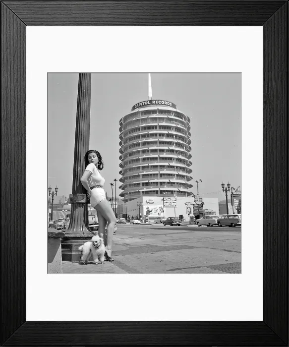 Framed Print : Joan Bradshaw In Hollywood Framed Print : Joan Bradshaw In Hollywood