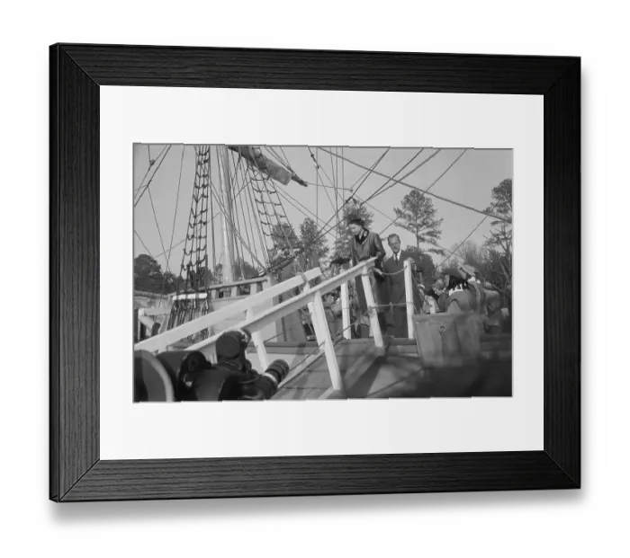 Framed Print : Royal Visit To Virginia Framed Print : Royal Visit To Virginia