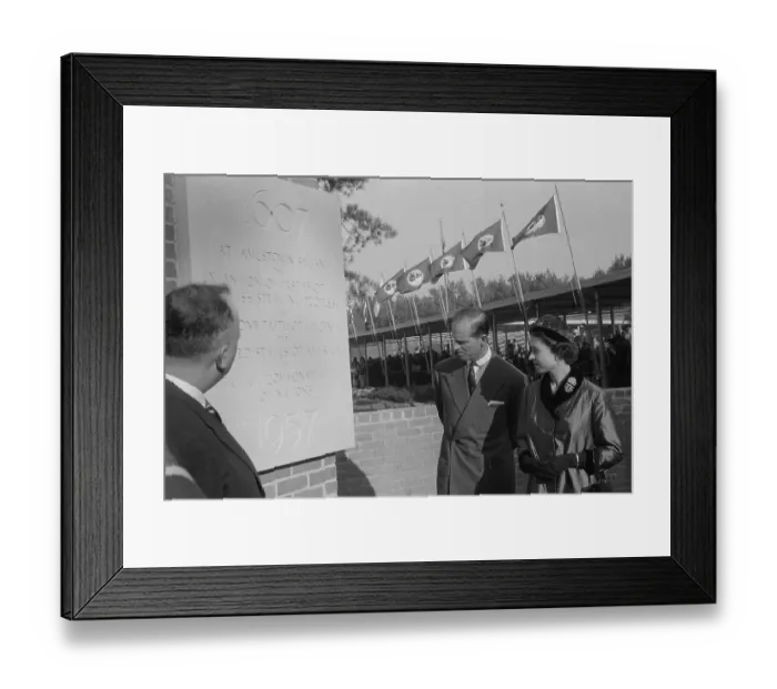 Framed Print : Royal Visit To Virginia Framed Print : Royal Visit To Virginia