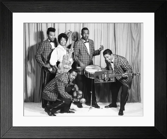 Framed Print : Bo Diddley & His Band Framed Print : Bo Diddley & His Band