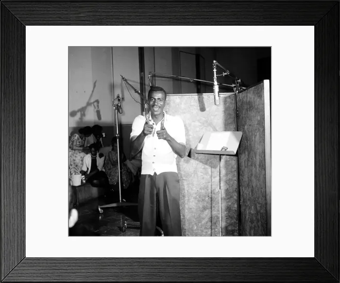 Framed Print : Rhythm And Blues Singer Ed Townsend Framed Print : Rhythm And Blues Singer Ed Townsend