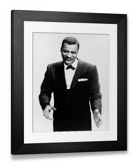 Framed Print : Rhythm And Blues Singer Ed Townsend Framed Print : Rhythm And Blues Singer Ed Townsend