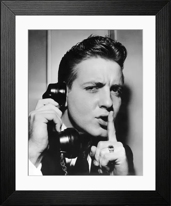 Framed Print : Eddie Cochran Candid Portrait Framed Print : Eddie Cochran Candid Portrait