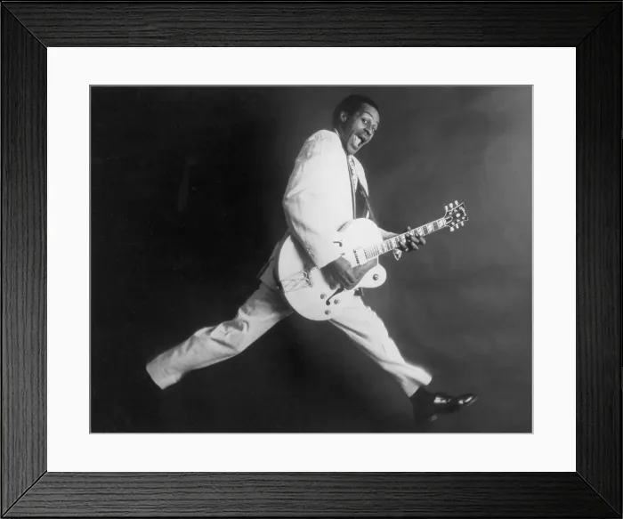 Framed Print : Chuck Berry Portrait