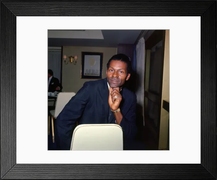 Framed Print : Chuck Berry Portrait Session