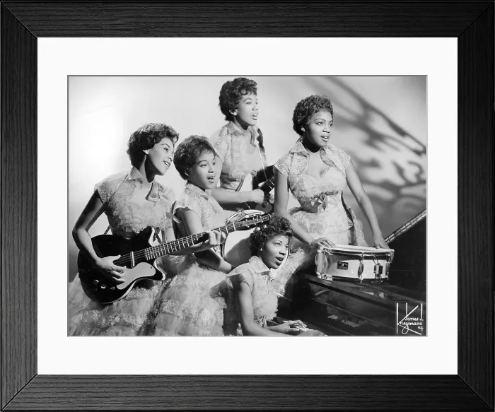 Framed Print : The Chantels Portrait With Instruments Framed Print : The Chantels Portrait With Instruments