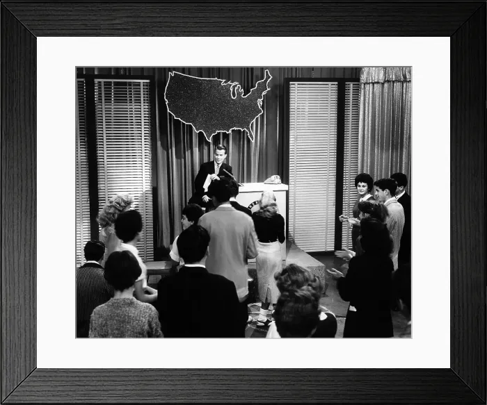 Framed Print : American Bandstand Set Framed Print : American Bandstand Set