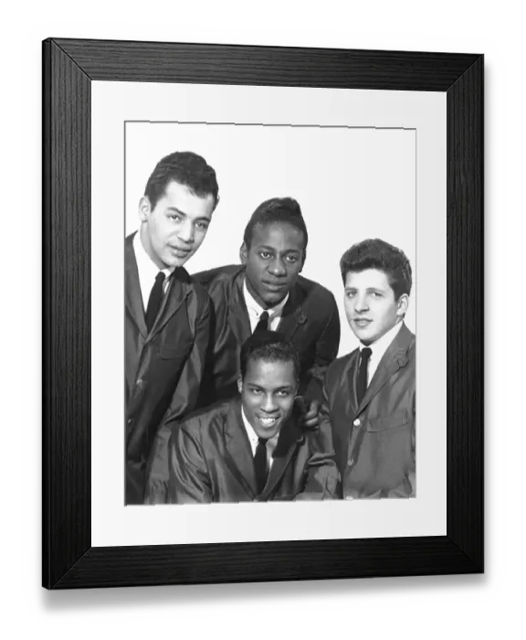 Framed Print : The Crests 2nd Lineup