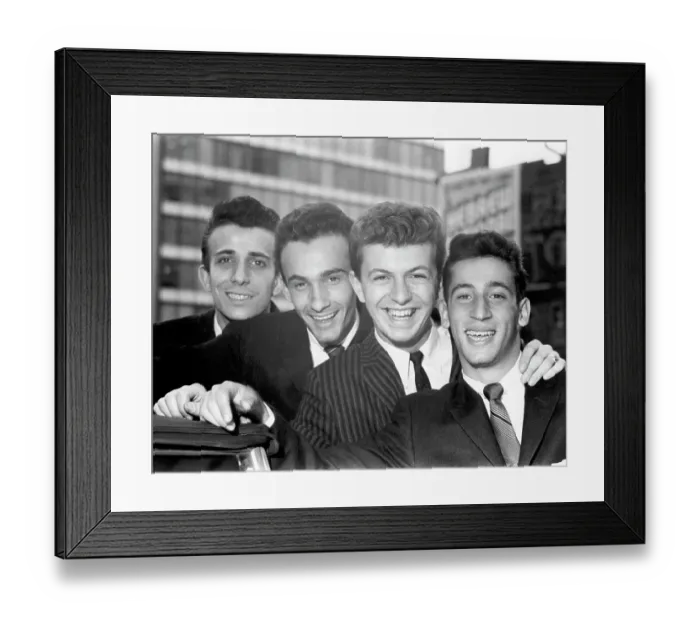 Framed Print : Dion And The Belmonts Portrait Framed Print : Dion And The Belmonts Portrait