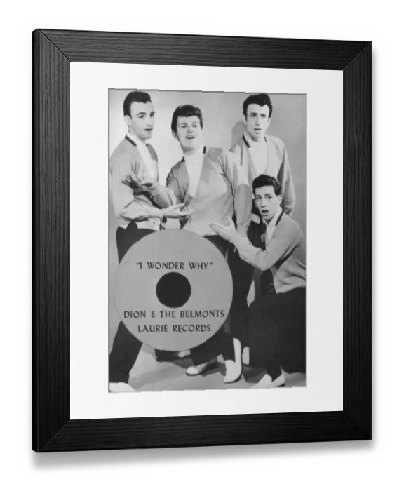 Framed Print : Dion And The Belmonts I Wonder Why Framed Print : Dion And The Belmonts I Wonder Why