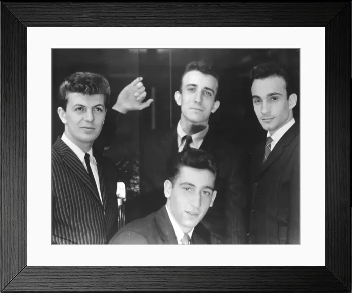 Framed Print : Dion And The Belmonts Portrait Framed Print : Dion And The Belmonts Portrait