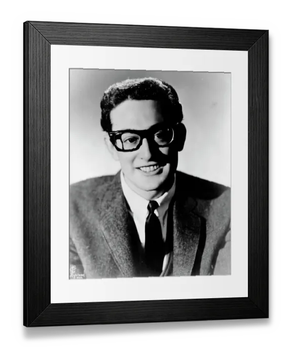 Framed Print : Photo of Buddy Holly Framed Print : Photo of Buddy Holly