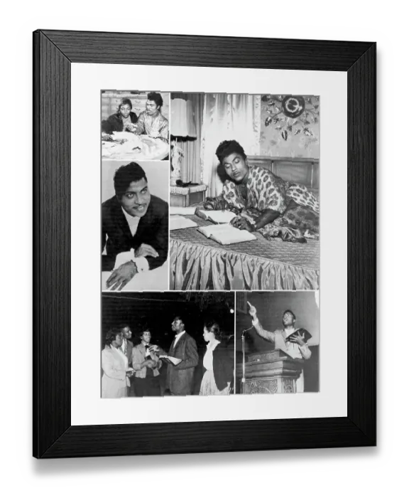 Framed Print : Little Richard Finds Religion Framed Print : Little Richard Finds Religion