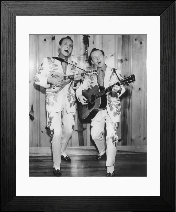 Framed Print : Louvin Brothers Portrait Framed Print : Louvin Brothers Portrait