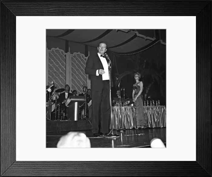 Framed Print : John Wayne At The Foreign Press Awards Framed Print : John Wayne At The Foreign Press Awards