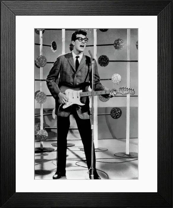 Framed Print : Photo of Buddy Holly