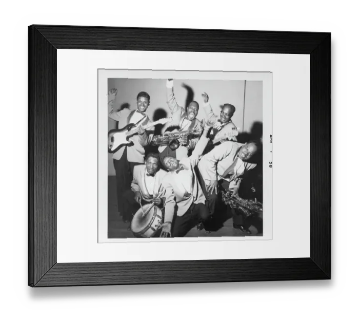 Framed Print : Big Jay McNeely Band Portrait Framed Print : Big Jay McNeely Band Portrait