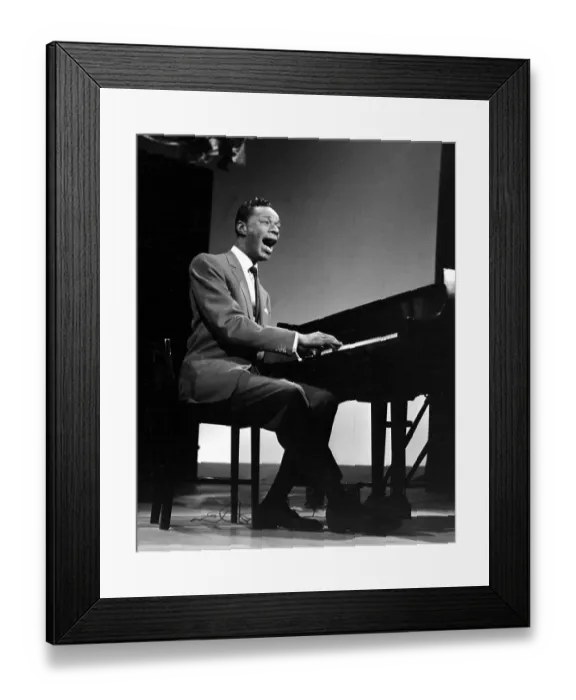 Framed Print : Nat King Cole On The Ed Sullivan Show Framed Print : Nat King Cole On The Ed Sullivan Show