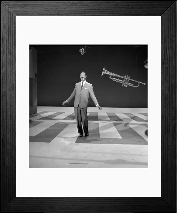 Framed Print : Nat King Cole On The Ed Sullivan Show Framed Print : Nat King Cole On The Ed Sullivan Show