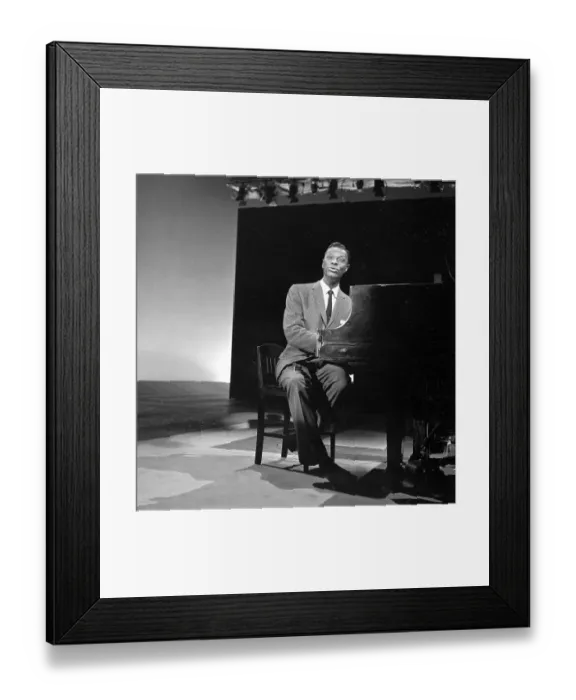 Framed Print : Nat King Cole On The Ed Sullivan Show Framed Print : Nat King Cole On The Ed Sullivan Show