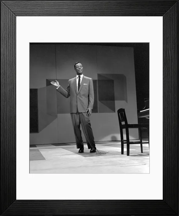 Framed Print : Nat King Cole On The Ed Sullivan Show Framed Print : Nat King Cole On The Ed Sullivan Show