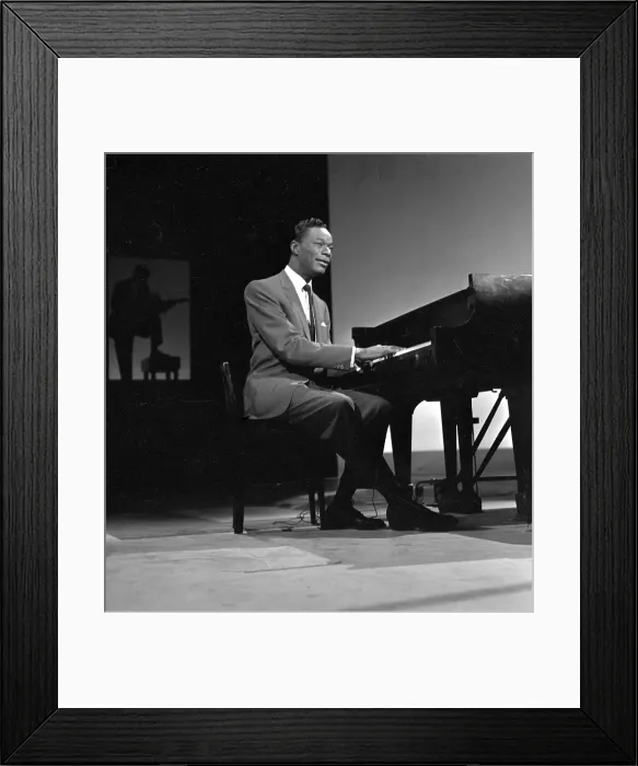 Framed Print : Nat King Cole On The Ed Sullivan Show Framed Print : Nat King Cole On The Ed Sullivan Show