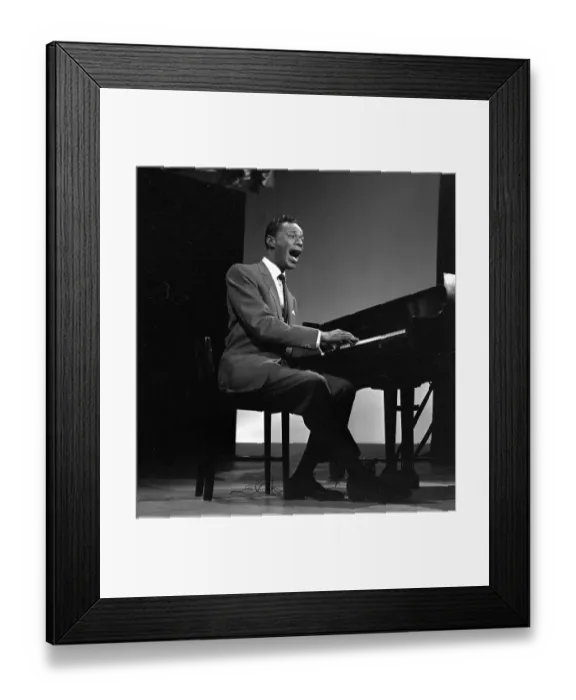 Framed Print : Nat King Cole On The Ed Sullivan Show Framed Print : Nat King Cole On The Ed Sullivan Show