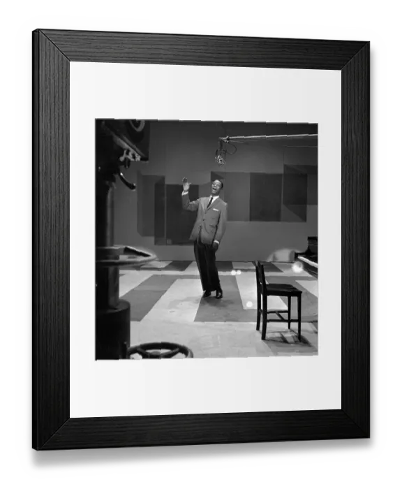 Framed Print : Nat King Cole On The Ed Sullivan Show Framed Print : Nat King Cole On The Ed Sullivan Show